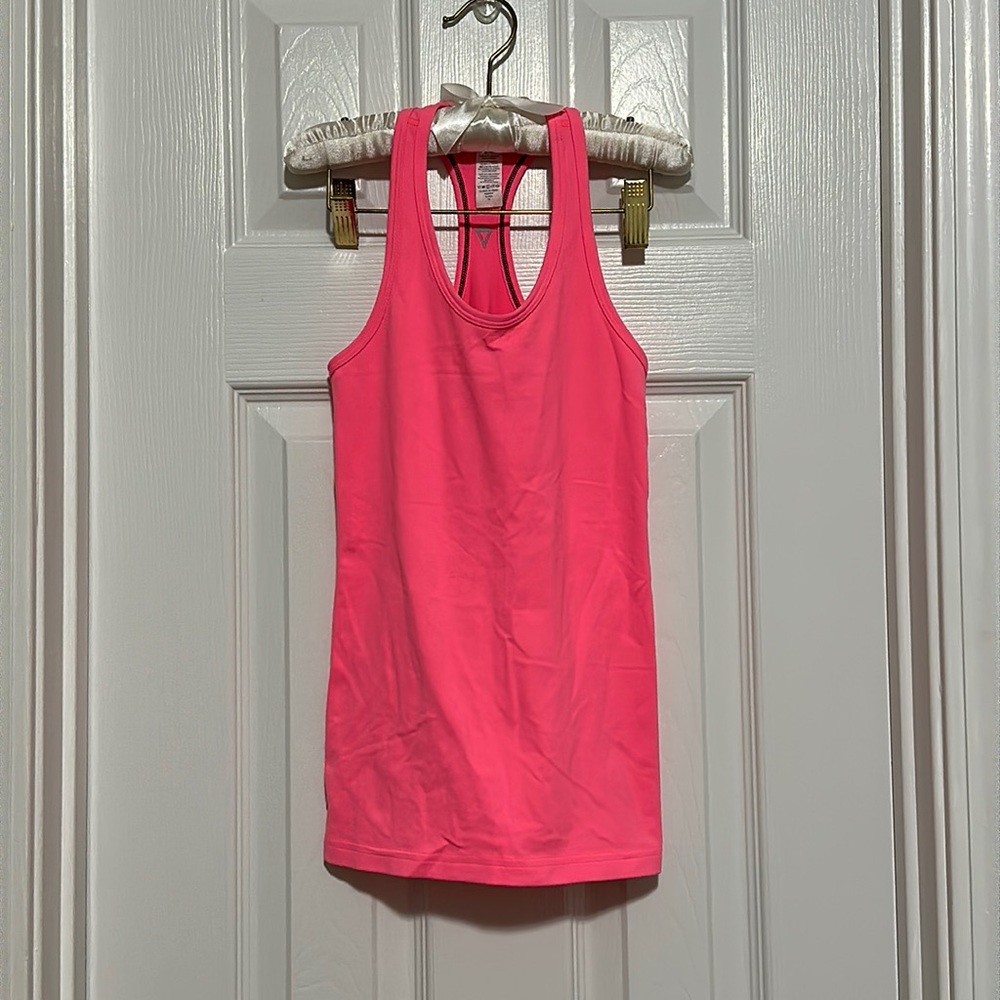 Ivivva (Lulu Kids) Neon Coral Racerback Tank Size 8